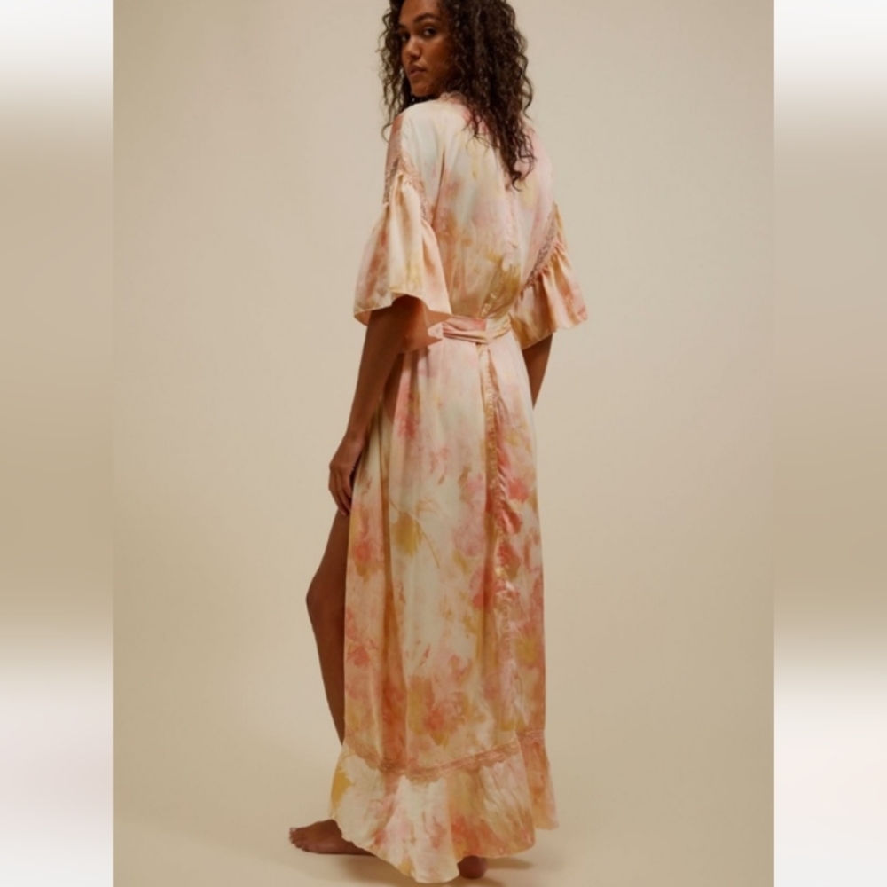 Free People Intimately Women's Moonbeams Washed Robe Size XSmall